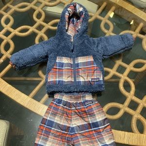 Patagonia Revesible Puff Ball Two Piece Snowsuit